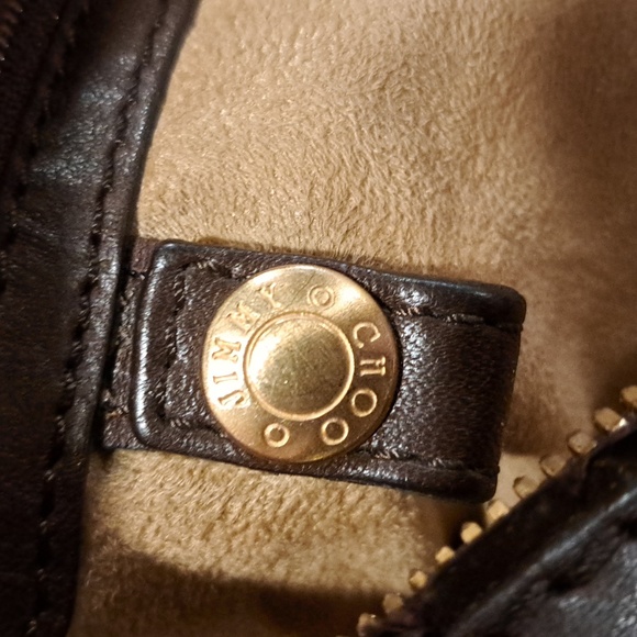 Jimmy Choo TOGO choco bowler satchel bag - Picture 12 of 13